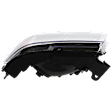 Driver Side Headlight, with Bulb, Halogen, Chrome Trim