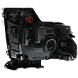 Driver Side Headlight, with Bulb, Halogen, Chrome Trim