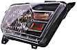 Passenger Side Headlight, with Bulb, Halogen, GT/Boss 302Model, Clear Lens, Black Interior