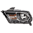 2014 Ford Mustang - Driver Side Halogen Headlight, With bulb(s), OE Replacement