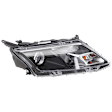 2010-2012 Ford Fusion - Passenger Side Headlight, with Bulb, Halogen, Clear Lens, CAPA Certified