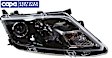2010-2012 Ford Fusion - Passenger Side Headlight, with Bulb, Halogen, Clear Lens, CAPA Certified