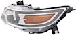 Driver Side Headlight, with Bulb, Halogen, Clear Lens, CAPA Certified