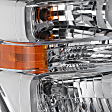 2008-2025 Ford E-350 Super Duty - Passenger Side Headlight, with Bulb, Halogen, Clear Lens