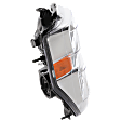 2008-2025 Ford E-350 Super Duty - Passenger Side Headlight, with Bulb, Halogen, Clear Lens