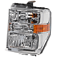 Driver Side Headlight, with Bulb, Halogen, Clear Lens
