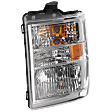 Driver Side Headlight, with Bulb, Halogen, Clear Lens