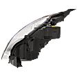 Passenger Side Headlight, with Bulb, Halogen, Clear Lens, CAPA Certified