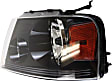 Driver Side Headlight, with Bulb, Halogen, Black Bezel, Harley-Davidson Edition Model, 8 Cyl., 5.4L Engine, CAPA Certified
