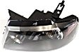 Driver Side Headlight, with Bulb, Halogen, Black Bezel, Harley-Davidson Edition Model, 8 Cyl., 5.4L Engine, CAPA Certified