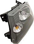 Driver Side Headlight, with Bulb, Halogen, Dark Gray Bezel, CAPA Certified