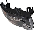 Passenger Side Headlight, with Bulb, Halogen, Production Date From December 2 2008, with Appearance Package, Clear Lens, Black Interior