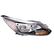 2012-2014 Ford Focus - Passenger Side Halogen Headlight, With bulb(s), OE Replacement