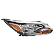 2012-2014 Ford Focus - Passenger Side Headlight, with Bulb, Halogen, Chrome Interior, S Model