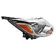 Passenger Side Headlight, with Bulb, Halogen, Chrome Interior, S Model, CAPA Certified