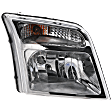 Passenger Side Headlight, with Bulb, Halogen, Clear Lens, 4 Cyl., 2.0L Engine
