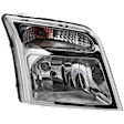 Passenger Side Headlight, with Bulb, Halogen, Clear Lens, 4 Cyl., 2.0L Engine, CAPA Certified