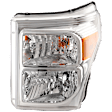 2015 Ford F-250 Super Duty - Driver Side Halogen Headlight, With bulb(s), OE Replacement