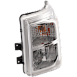 2015 Ford F-250 Super Duty - Driver Side Halogen Headlight, With bulb(s), OE Replacement