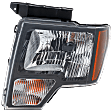 2011 Ford F-150 - Driver Side Halogen Headlight, With bulb(s), OE Comparable Finish, CAPA Certified