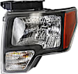 Passenger Side Headlight, with Bulb, Halogen, Gray Trim, CAPA Certified