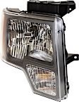 Driver Side Headlight, with Bulb, Halogen, Gray Trim, FX2 Model