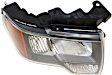 Driver Side Headlight, with Bulb, Halogen, Gray Trim, FX2 Model