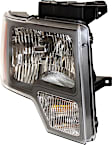 Driver Side Headlight, with Bulb, Halogen, Gray Trim, FX2 Model, CAPA CERTIFIED