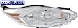 Passenger Side Headlight, with Bulb, Halogen, Clear Lens, 4 Cyl., 1.6L Engine, CAPA Certified