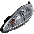 Driver Side Headlight, with Bulb, Halogen, Clear Lens, 4 Cyl., 1.6L Engine
