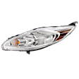 2011-2013 Ford Fiesta - Driver Side Headlight, with Bulb, Halogen, Clear Lens, 4 Cyl., 1.6L Engine, CAPA Certified