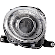 Passenger Side Headlight, with Bulb, Halogen, without Black Trim, 4 Cyl., 1.4L Engine, Hatchback
