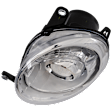 Driver Side Headlight, with Bulb, Halogen, Hatchback, 4 Cyl., 1.4L Engine, CAPA Certified