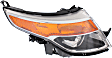 2015 Ford Explorer - Passenger Side Halogen Headlight, With bulb(s), OE Replacement