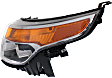 2015 Ford Explorer - Driver Side Halogen Headlight, With bulb(s), OE Replacement