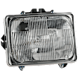 Passenger Side Headlight, with Bulb, Halogen, Sealed Beam Type