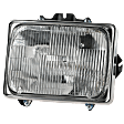 Driver Side Headlight, with Bulb, Halogen, Sealed Beam Type