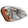 Passenger Side Headlight, with Bulb, Halogen, Clear Lens