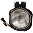 Driver Side, Outer Halogen Headlight, With bulb(s), OE Replacement