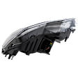 Passenger Side Headlight, without Bulb, HID/Xenon, Clear Lens, CAPA CERTIFIED