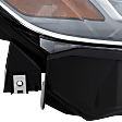 2014 Ford Taurus - Passenger Side Halogen Headlight, With bulb(s),  Production Date Up To February 6 2014, OE Replacement, Sedan