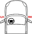 2014 Ford Taurus - Passenger Side Halogen Headlight, With bulb(s),  Production Date Up To February 6 2014, OE Replacement, Sedan