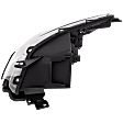 Passenger Side Headlight, with Bulb, Halogen, Except Titanium Models, CAPA Certified