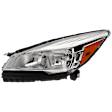 Driver Side Headlight, with Bulb, Halogen, Except Titanium Models