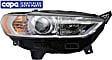 2015 Ford Fusion - Passenger Side Halogen Headlight, With bulb(s), OE Replacement, CAPA Certified