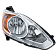 Passenger Side Headlight, with Bulb, Halogen, Clear Lens, 4 Cyl., 2.0L Engine