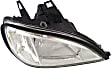 Passenger Side Headlight, without Bulb, Halogen, Clear Lens