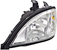 Driver Side Headlight, without Bulb, Halogen, Clear Lens