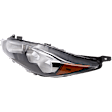 2014-2019 Ford Fiesta - Driver Side Headlight, with Bulb, Halogen, Except Titanium Model, CAPA Certified