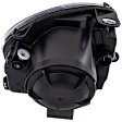2012-2019 Fiat 500 - Driver Side Headlight, with Bulb, Halogen, with Black Trim, Hatchback, 4 Cyl., 1.4L Engine, CAPA Certified